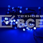 Гирлянда светод. Funray Минишарики, SE-MINI-110B, 10М, 100LED, синий, темно-зел. шн. 0,7м, контр.,, фото6