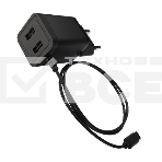 Сетевое зарядное устройство Maxvi A202T 2хUSB 2А 10W + литой кабель Type-C 1.2м, черный, фото5