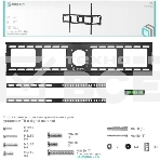 Кронштейн ONKRON UF4 55'-100' макс. 800x600, наклон 0º, поворот 0º, от стены 35мм, вес до 75кг, черный, фото4