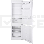 Встраиваемый холодильник HOMSair FB177SW Inverter белый, двухкамерный, 195/75л, морозилка снизу, капельная система, фото 1