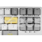 Клавиатура проводная A4Tech Bloody S87 Energy (S87 USB ENERGY WHITE) USB белый/желтый, фото4