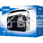 Радиоприемник SVEN SRP-505 (4 Вт, FM/AM/SW, USB, SD/microSD, Bluetooth, 1200 мА·ч)черный, фото3