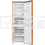 Холодильник Haier C2F636CORGU1 оранжевый двухкамерный 256/108 л морозилка снизу, No Frost, фото2