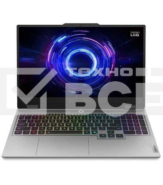 Ноутбук Lenovo LOQ 15IRX10/15.6'/IPS/Intel Core i7-13650HX/16Gb/512Gb SSD/nVidia GeForce RTX 5050 8Gb/Windows 11 Home/серый/2.4kg