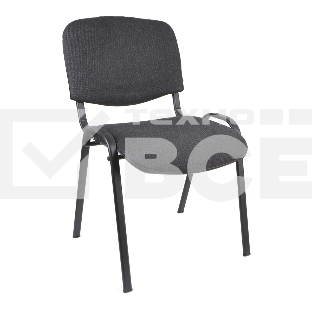 Стул OLSS ИЗО В-40 ткань темно-серый черная порошковая краска