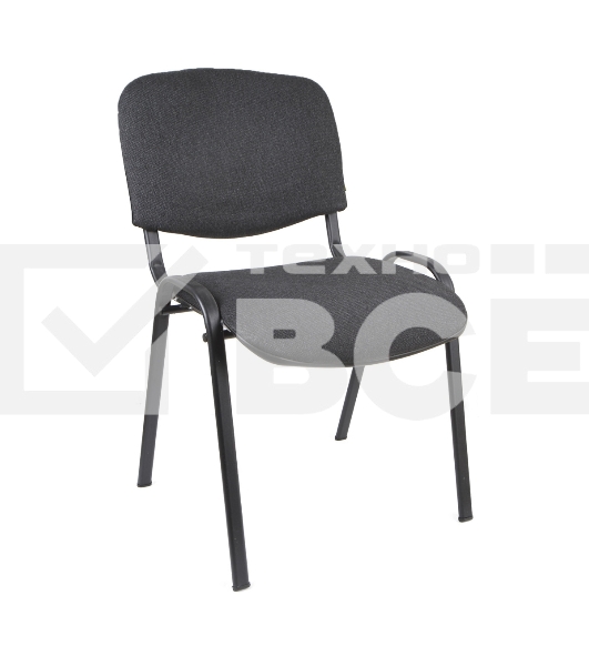 Стул OLSS ИЗО В-40 ткань темно-серый черная порошковая краска