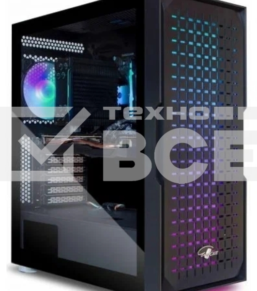 Компьютерный корпус ATX Eurocase SURTUR без БП, RGB, USB 3.0