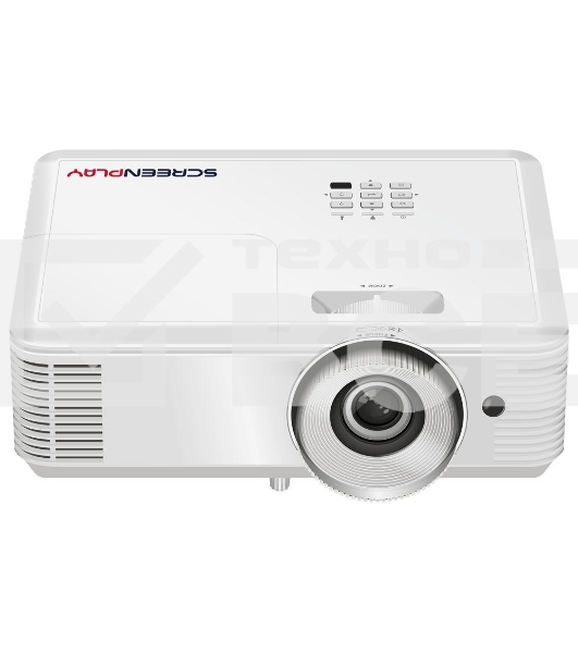 Проектор ScreenPlay INFOCUS [SP226] DLP, WXGA, 4000 lm, 30 000:1, 1.541.72:1, 2xHDMI 1.4, VGA in/out, S-Video, 3.5mm in/out, USB-A, RS-232, лампа 15 000ч.(ECO mode), 10W, 27дБ, 2,9 кг, БЕЛЫЙ