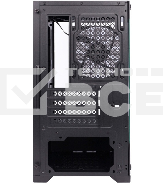 Компьютерный корпус 1STPLAYER MIKU Mi2 Black / mATX / 3x120mm LED fans / Mi2-BK-3F1