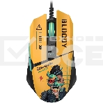 Мышь проводная A4Tech Bloody W63 Max Renegade желтый, 12000 dpi, USB, кнопки - 7, фото 1