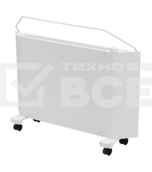Конвектор Denzel XCE-1500 белый, 1500 Вт, 20 м2, термостат