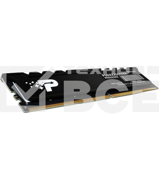 Оперативная память Patriot Signature Premium, DDR5, 16GB (1x16 GB), 5600 MHz, CL46, радиатор, черный
