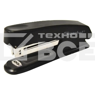 Степлер Silwerhof 401072-01 N10 (12листов) черный 50скоб пластик закрытый коробка