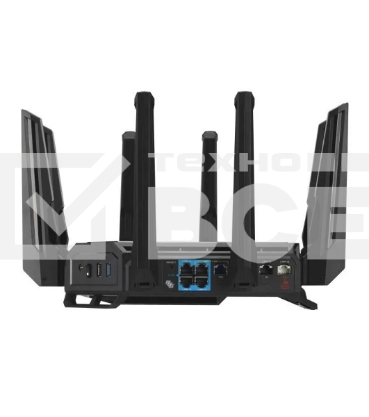 Маршрутизатор ASUS GT-BE19000, черный/красный, 90IG0850-MO9A0V