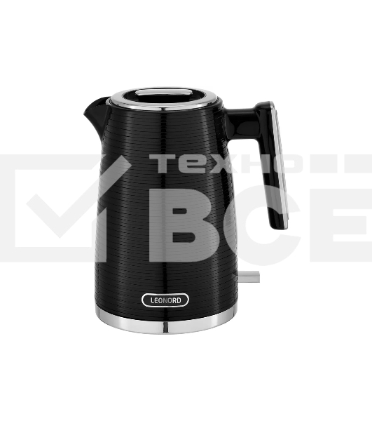 Чайник электрический LEONORD LE-1520 1,7 л, 2200 Вт, пластик, черный