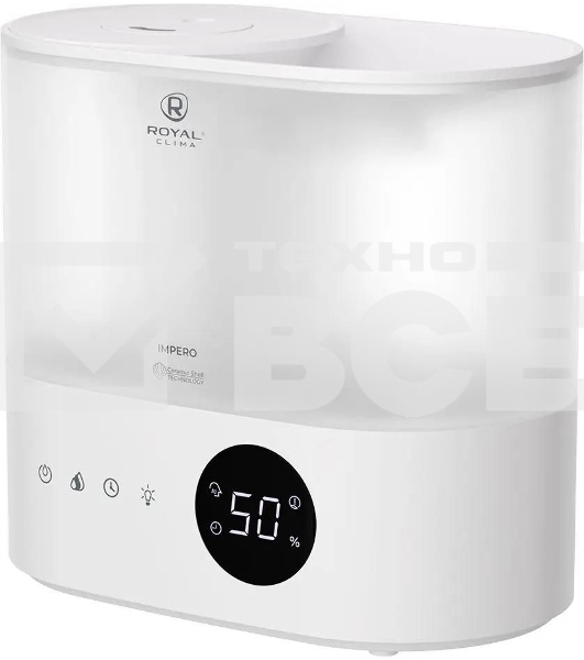 Увлажнитель воздуха Royal Clima RUH-IM300/3.5E-WT 25Вт (ультразвуковой) белый