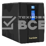 Источник бесперебойного питания ExeGate SpecialPro Smart LLB-650.LCD.AVR.2SH.RJ.USB <650VA/360W, LCD, AVR, 2*Schuko, RJ45/11, USB, Black>, фото 1