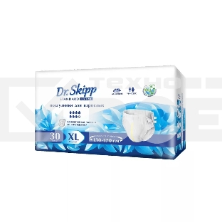 Подгузники для взрослых Dr.Skipp Standard Extra р-р XL, 30 шт., 8133