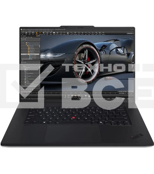 Ноутбук Lenovo ThinkPad P1 G7 черный Core Ultra 9 185H 64Gb SSD2Tb NVIDIA RTX 3000 8Gb 16