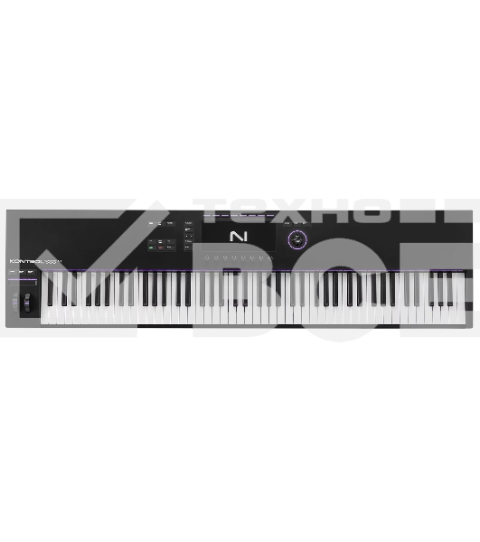 Клавиатура MIDI [29855] Native Instruments [Kontrol S88 Mk3] 88 клавиш, полновзвешенные Fatar, чувствительны к скорости нажатия с послекасанием, дисплей, 8 энкодеров, колеса высоты тона и модуляции, 4 входа для педалей, MIDI вход/выход