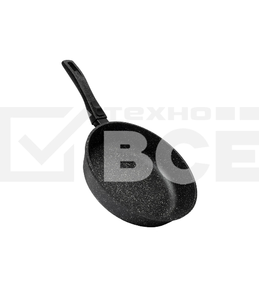 Сковорода из литого алюминия REALPRESS В22Ср 22 см черный