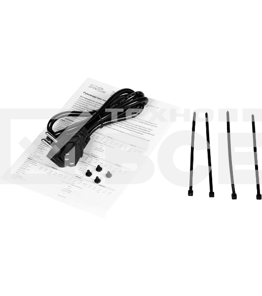 Блок питания KingPrice ATX 350W KPPSU350 (20+4pin) 120мм fan 2xSATA RTL