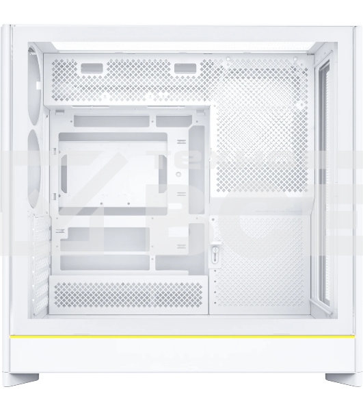 Компьютерный корпус Montech HS01 белый без БП ATX 2xUSB3.0 audio bott PSU