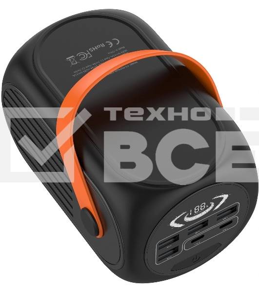 Портативный аккумулятор Cactus CS-PBFSUD-60000 60000mAh 80W 4.5A черный