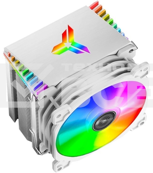 Кулер JONSBO CR-1400 White LGA1700/1200/115X/AM4 (24шт/кор, TDP 125W, PWM, 92мм ARGb Fan, 4 тепловые трубки, 4-pin, белый) Retail