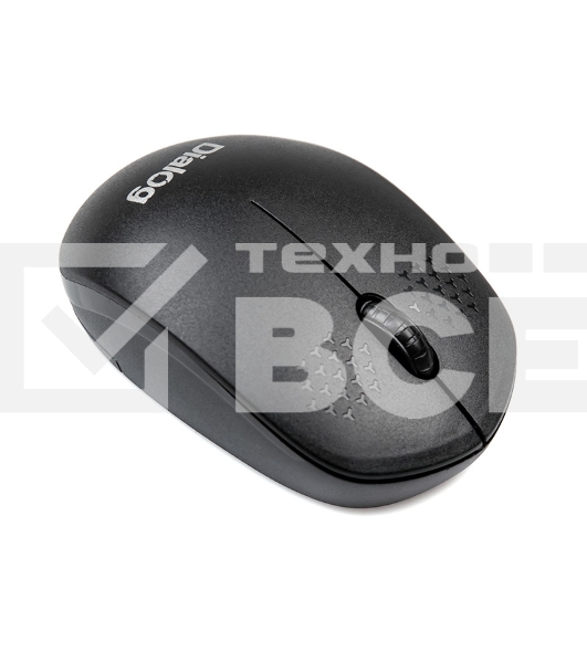 Мышь беспроводная Dialog Comfort MROC-13U черный, 1200 dpi, радиоканал, USB, кнопки - 3