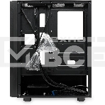 Компьютерный корпус без блока питания Case HSPD M540, Mesh Mid Tower, черный, TG, 0.45 SPCC, no fans, ATX, mATX, mITX, 160/300/150мм, 2x2.5