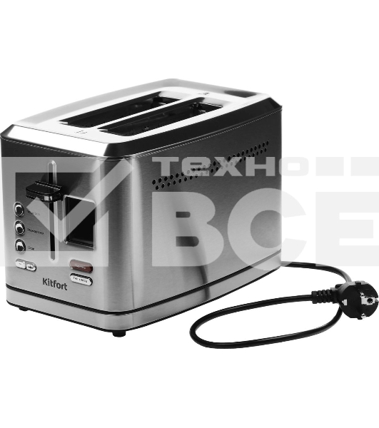 Тостер Kitfort KT-2049 950Вт серебристый