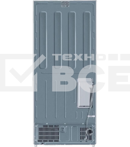 Холодильник Maunfeld MFF181NFSB черная сталь трехкамерный 320/154л морозилка снизу, Total No Frost, Side by Side