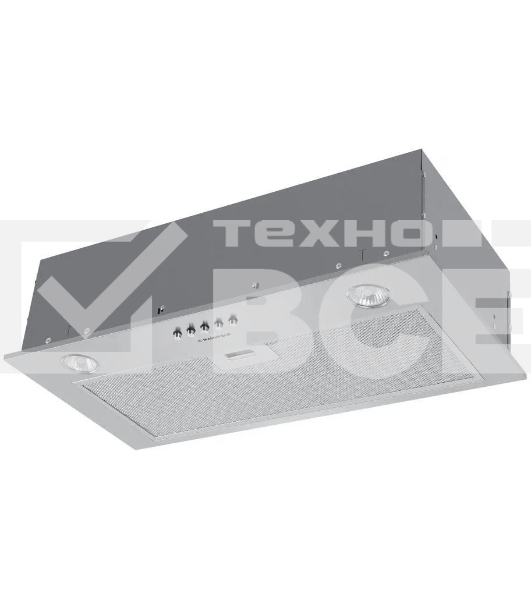 Вытяжка встраиваемая Maunfeld Crosby SINGL 60 нержавеющая сталь, 60 см, 850 куб. м/ч, 48 дБ