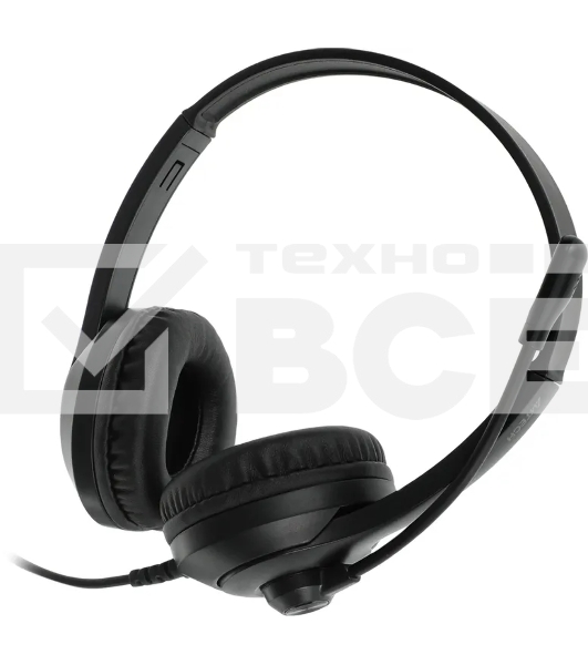 Гарнитура A4Tech Fstyler FH100U чёрный, проводная