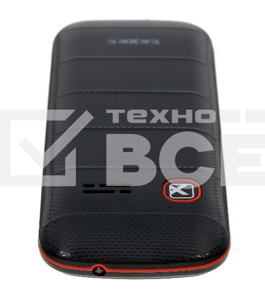 Мобильный телефон Texet TM-130 черный-красный