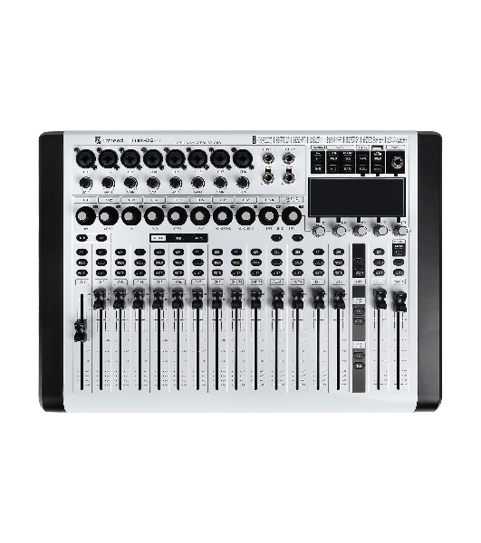 Микшер Intrend ITMIX-D8-4 цифровой, 12 входов (8 аналоговых, 1 стерео, 2 USB), 2 группы, Bluetooth, USB MP3 плеер