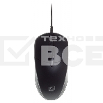 Мышь проводная Oklick 275M черный, 1000 dpi, USB, кнопки - 3, фото 1