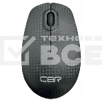 Мышь беспроводная CBR CM 499 Carbon черный, 1200 dpi, радиоканал, USB, кнопки - 3, фото 1