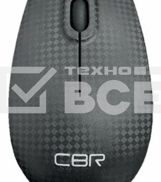 Мышь беспроводная CBR CM 499 Carbon черный, 1200 dpi, радиоканал, USB, кнопки - 3