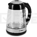 Чайник электрический Hyundai HYK-G3803 1.7л. 2200Вт черный/серебристый (корпус: стекло), фото6