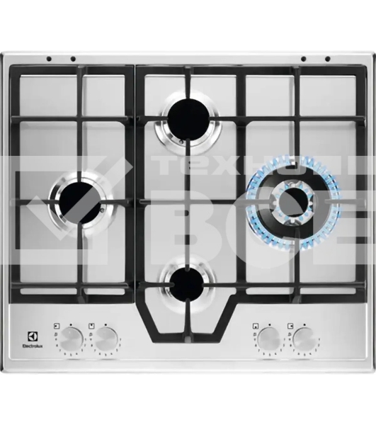 Газовая варочная поверхность Electrolux KGS64562SX независимая, нержавеющая сталь