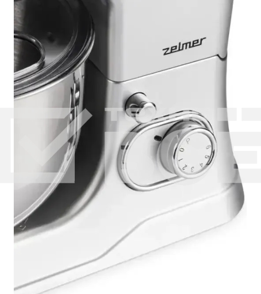 Миксер планетарный ZELMER ZKR1360 серебристый, 1200 Вт