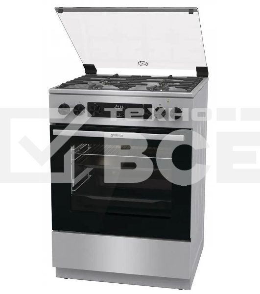 Плита комбинированная Gorenje GKS6C72XF нержавеющая сталь