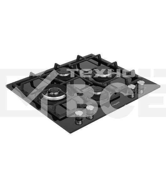 Встраиваемая варочная поверхность Hotpoint HGS 62FD/BK, независимая, черный