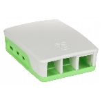 Корпус Qumo ABS Plastic, Raspberry Pi 4, White+Green(RS031), фото 1