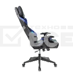 Кресло игровое Бюрократ VIKING 5 AERO BLUE черный/синий искусственная кожа, фото21