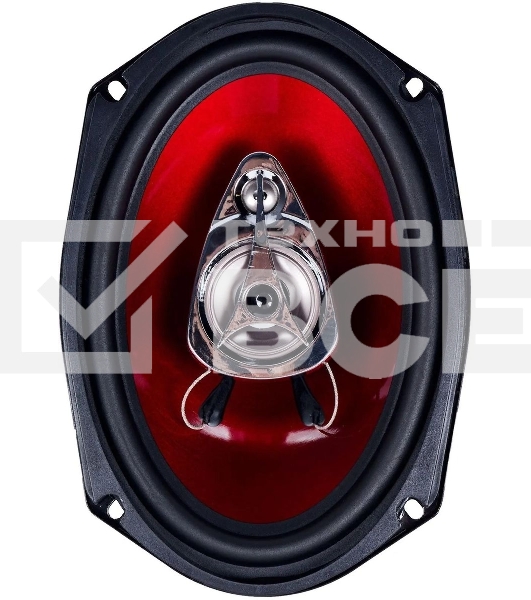 Колонки автомобильные Kicx SP 693 200Вт 92дБ 4Ом 16x23см (6x9дюйм) (ком.:2кол.) коаксиальные трехполосные