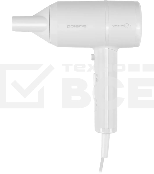 Фен Polaris PHD-2044TI белый/серый