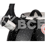 Чайник для плиты Agness 907-045 черный МРАМОР нерж. 2,5 л, фото2